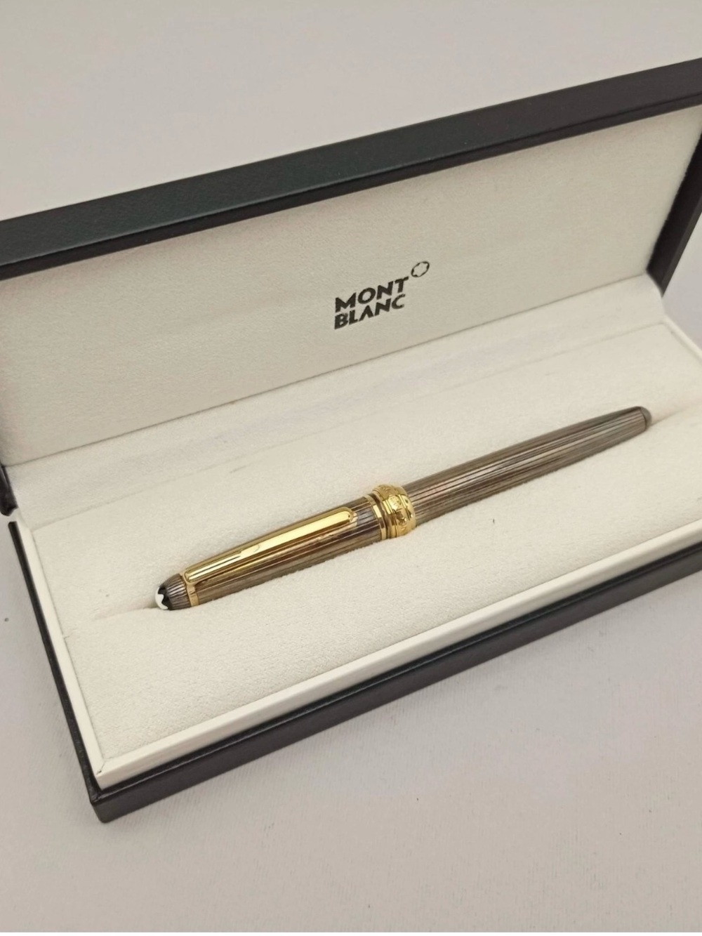 Montblanc Two-Tone Gold and Silver Rollerball Pen